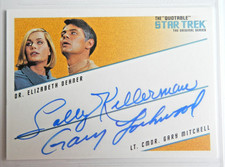 Rittenhouse Quotable Star Trek TOS Kellerman Lockwood Dual Autograph Card DQA1