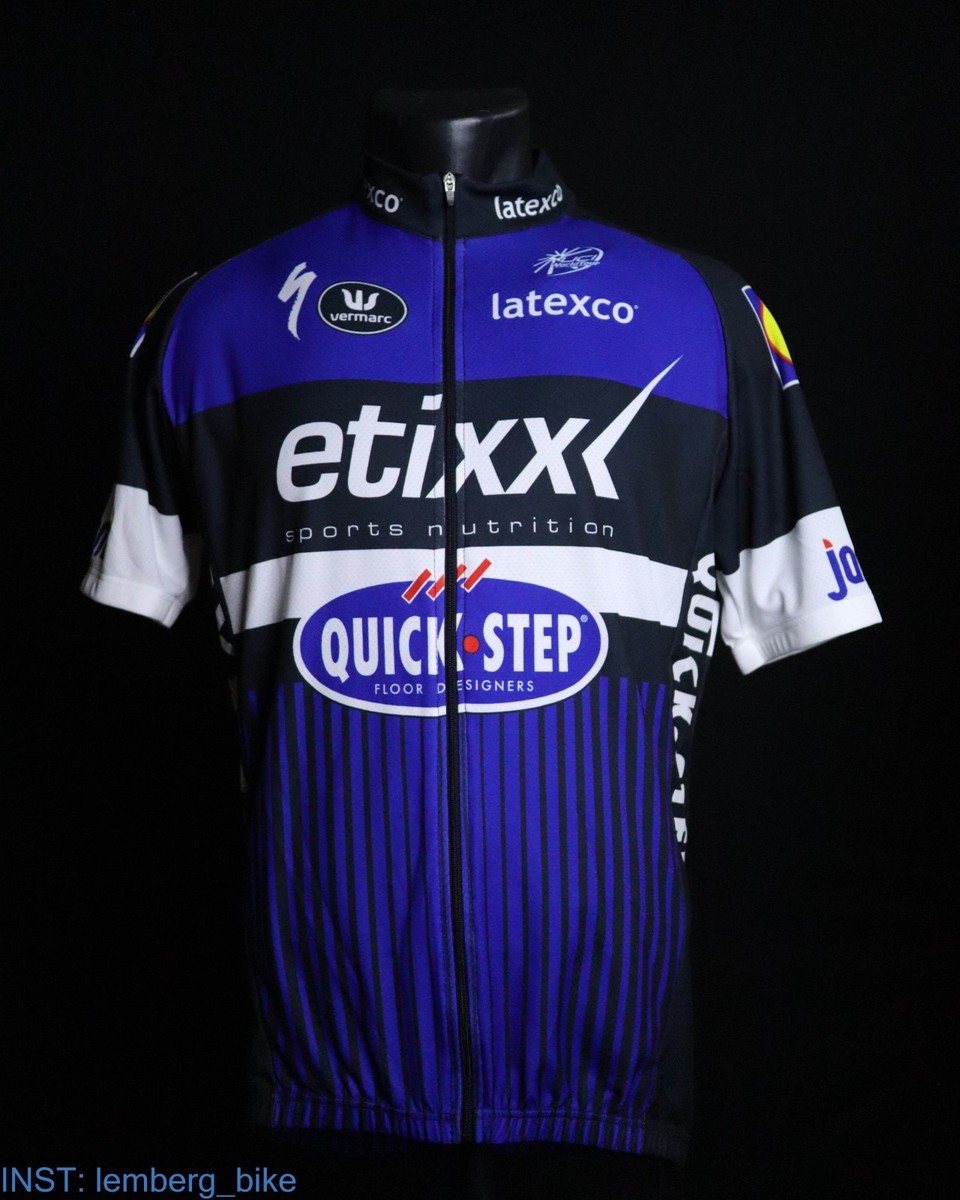 2016 Team ETIXX-QUICK STEP Vermarc Cycling Jersey (L) #382 | eBay