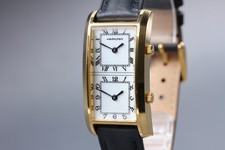 [Near MINT]  HAMILTON 6232 Traveler Dual Time Gold Qz Men's Watch Vintage JAPAN