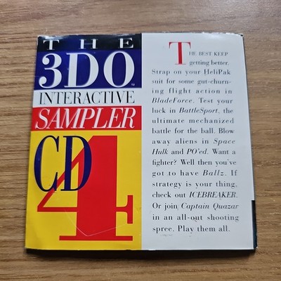 3DO - The 3DO Interactive Sampler - CD 4 - CIB