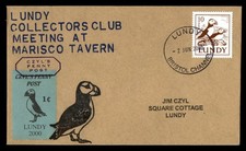 Mayfairstamps Great Britain 2000 Lundy Czyl Penny Post Marisco Tavern cover aaw_
