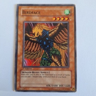 Yu Gi Oh TCG Card - Birdface - PGD-005 - 1st Edition