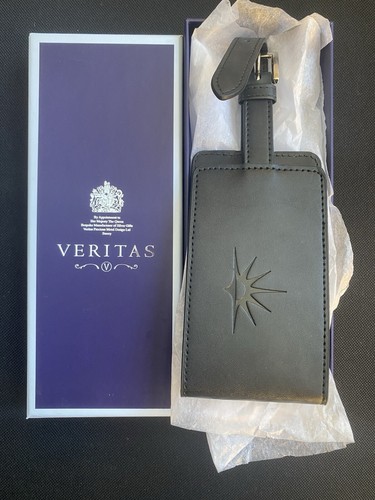 Veritas P&O Cruises Kofferanhänger in Geschenkbox geprägtes Leder Kreuzfahrt Reise