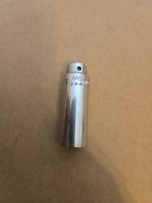 Mac Tools 1/4'' Drive 1/2'' 6PT Deep Chrome Socket MD166