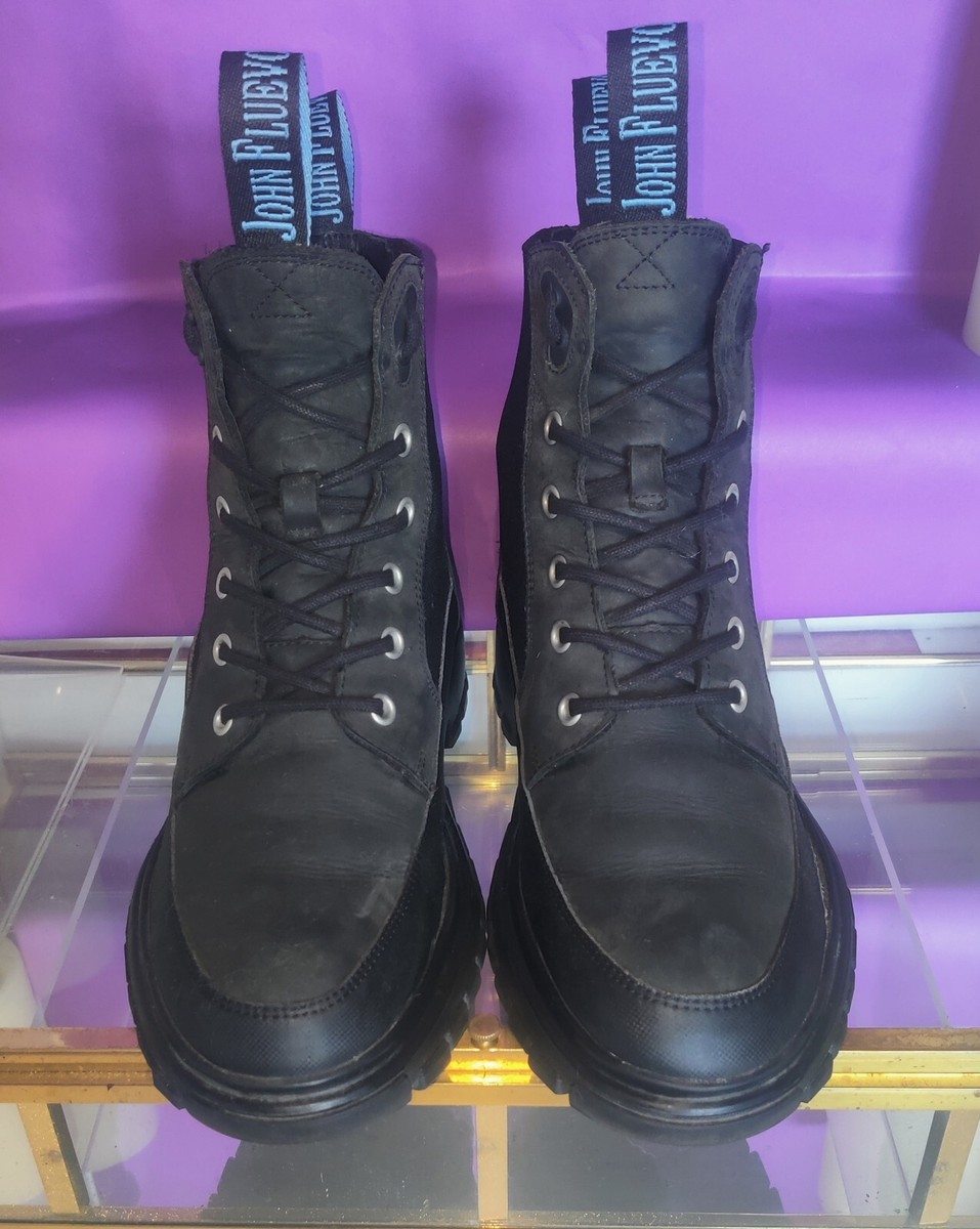 John Fluevog Official Friday Everyday Lace-Up Chelsea Boots 