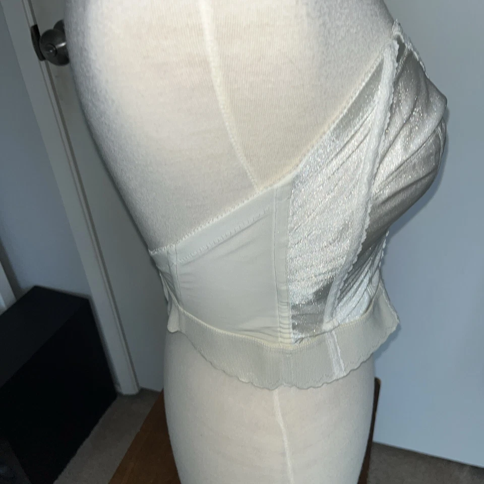 Sujetador Corsé Wynette Vintage Años 60 70 Bombshell Pin Up Lencería Bustier Talla 36DD Foto 3 de 4