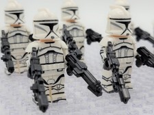 CUSTOM Star Wars Phase 1 Clone Trooper Brick Minifigure