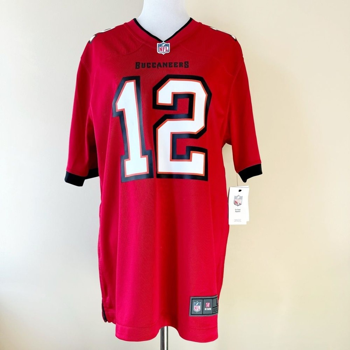 Nike Tampa Bay Buccaneers Tom Brady Jersey Mens Large Red NFL