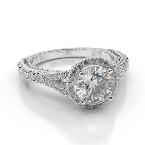 Collana Con Ciondolo Moissane Di Lusso Da 6 Ct 8 Ct Da Donna In Argento Sterling 925 Placcato In Oro Bianco 18 Carati Con Diamanti Rotondi Scintillanti - Foto 8