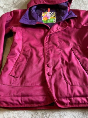 Womens BURTON Dry Ride Snow Board Ski Jacket size L Large Maroon
