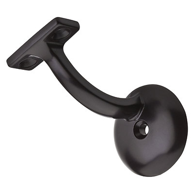 Stanley National Handrail Bracket - Satin Chrome Finish For Wooden Handrails