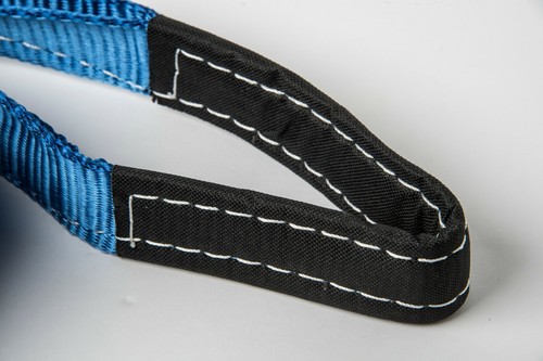 2x SUV Truck Tow Strap 3" 20000lbs BLUE 9T 3x20 ft car Pull winch OffRoad Snow - Picture 8 of 8