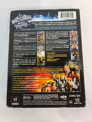 WWE WrestleMania XXV 25th Anniversary Wrestling PPV 3-Disc DVD HBK