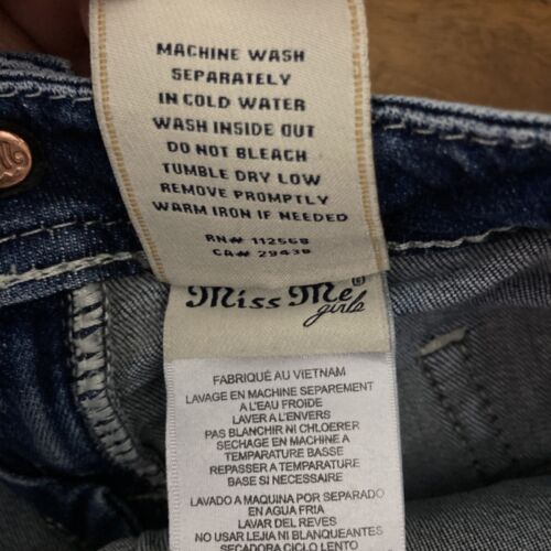 Miss Me Girls Jean Shorts Size 14 JK7795D2 Sequins Accent Pockets In Front Y2K - Picture 12 of 12
