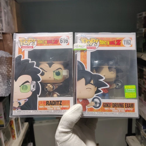 Anime: Dragon Ball Z Raditz #616 & Goku Driving Exam Exclusive Funko Pop 