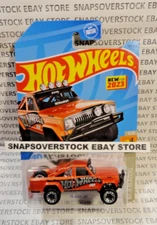 2023 HOT WHEELS ORANGE '73 JEEP J10, BAJA BLAZERS, HW #196 NEW 1ST RELEASE MODEL