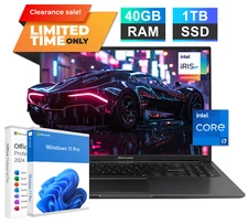 2025 ASUS Vivobook 16" Laptop 10-Core Intel i7-1355U 40GB RAM 1TB SSD Win 11 Pro