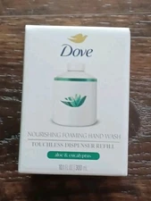 Dove Touchless Dispenser Refill Foaming Hand Wash Aloe & Eucalyptus 10.1 FL
