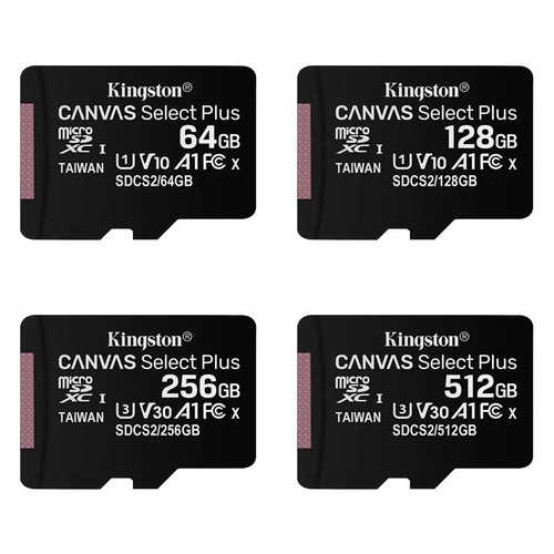 Karta pamięci Kingston Canvas Select Plus 64GB 128GB 256GB Micro SD 100 MB/s