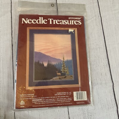 Peaceful Horizons Stitchery Kit #00583 Needle Treasures JCA 