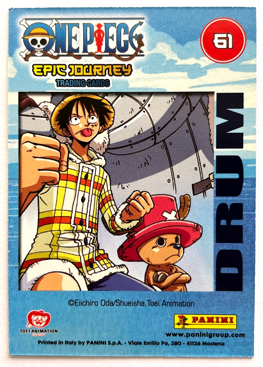 2022 ONE PIECE Epic Journey Panini Card #061 LUFFY CHOPPER SANJI