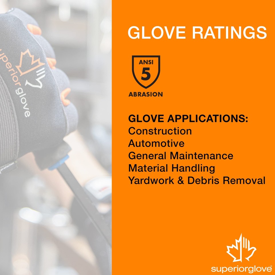 Superior Clutch Gear Grain Goatskin Leather Mechanics Gloves with Thumb Patch... eBay