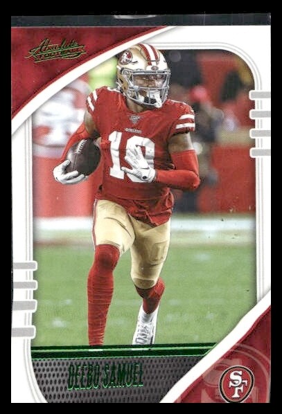 2020 Panini Absolute #93 Deebo Samuel GREEN San Francisco 49ers