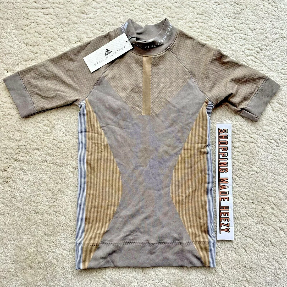 Adidas mock turtleneck short sleeve sale