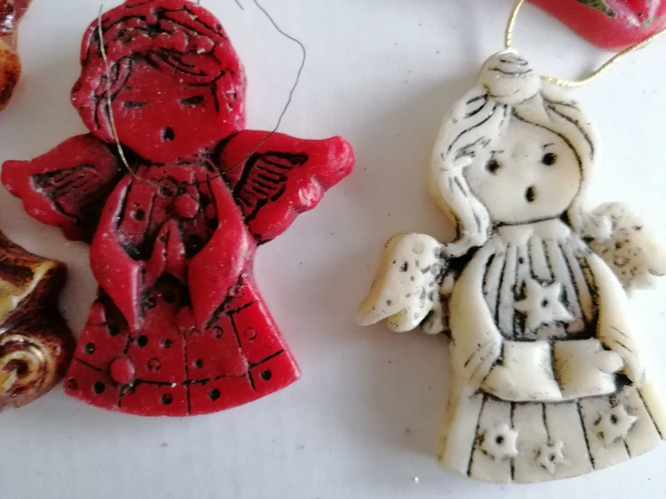 Konvolut Christbaum Schmuck Wachs - Bild 4 von 4