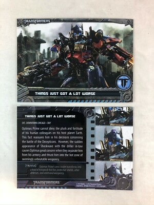 CHEAP PROMO CARD: TRANSFORMERS OPTIMUM COLLECTION (Breygent 2013) #P1
