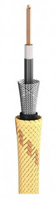 Sommercable -Classique- HighEnd NF-Kabel Meterware - Vintage-Style - Gelb