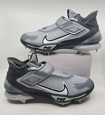 Nike Baseball Cleats Force Zoom Trout 8 Elite Grey Men display picture 2