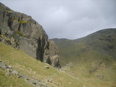 Photo 6x4 Black Crag Town Head/NY3309 Rydal head seen beyond the crag c2010