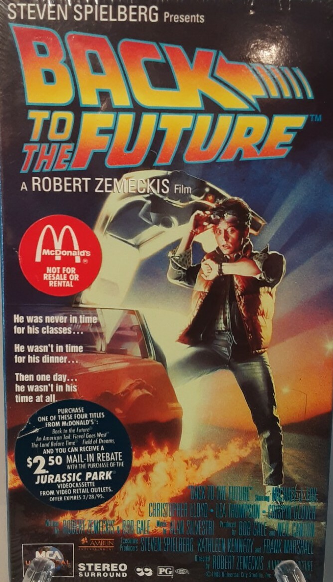 BACK TO THE FUTURE 海外 ビデオテープ Back To The Future