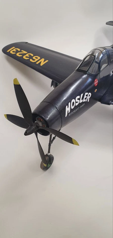 Aeroclass Shockproof Repairable Bottle Foam P-63C Hosler Kingcobra Airplane ARF - Image 3 of 4