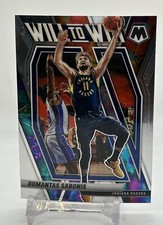 2020-21 Panini Mosaic Will to Win #19 Domantas Sabonis