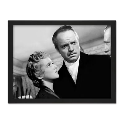 Citizen Kane Comingore Orson Welles Photo Large Framed Art Print