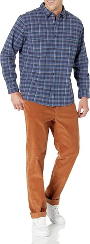 Goodthreads Herren Standard Fit Langarm Stretch Flanell Hemd MEDIUM - Bild 7 von 7