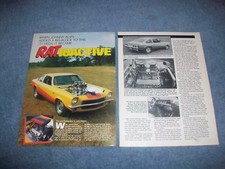 1971 Vega GT Hatchback Vintage Pro Street Article "RAT-ioactive"
