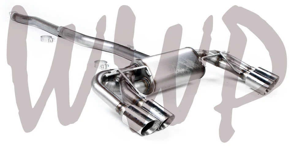 Sistema de escape doble CatBack de acero inoxidable de 3" cuádruple 10-14 Hyundai Genesis cupé 2.0T Foto 2 de 2