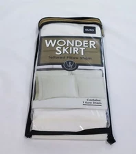 Wonder Skirt Tailored Euro Pillow Sham SV3 Ivory 1 Pack New