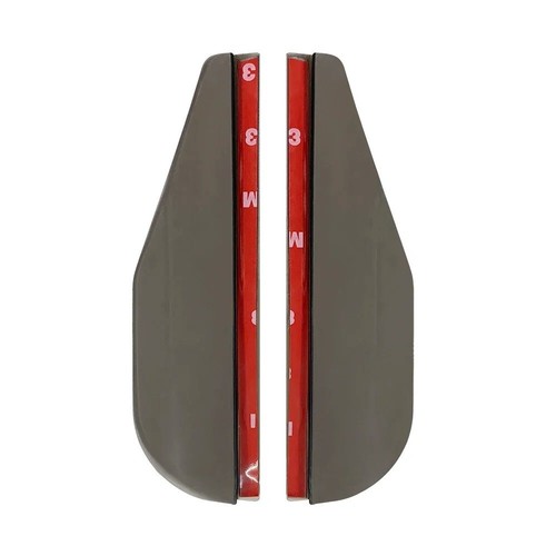 2PCS Car Rearview Mirror Rain Visor Eyebrow Covers - Black, White & Carbon Fiber - Picture 20 of 24