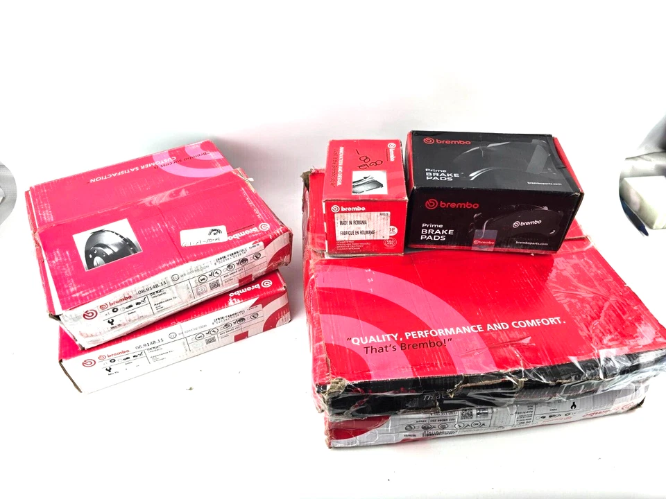 Kit completo de frenos Brembo rotores delanteros/traseros + pastillas para Audi TT Quattro 2000-2006 Foto 4 de 4