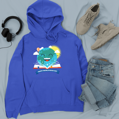 World Book Day Hoodie School Study Lover Kids Family Friends Teachers Gift - Picture 18 of 24