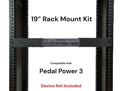 Rack Mount Kit for Voodoo Pedal Power 3 Plus 19 Inch Rack 1U 4 Variations