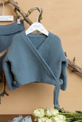 Wrap Jacket - Lang Yarns Merino 120 - Model Package Knitting Package With