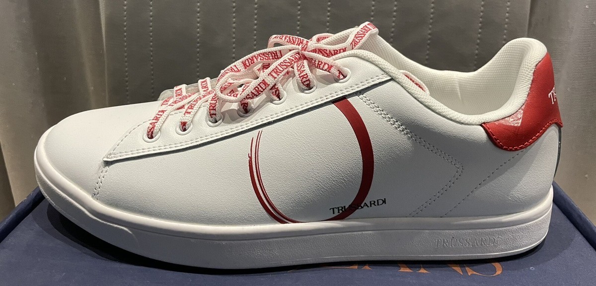 Brand New Shoes Trussardi Sneakers Casual Low White US11 EU44