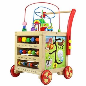 Baby Walker Wooden Toddler Toys Baby Walkers With Activity Cube For Girls Boys Ebay Baby Walker Wooden Toddler Toys Baby Walkers With Activity Cube For Girls Boys Ebay