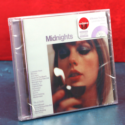 Taylor Swift Midnights CD Target Exclusive Lavender Disc Bonus