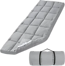 Camping Cot Mattress Foam Pad Quilted Sleeping Pad Thick&Soft Topper 75"x30"